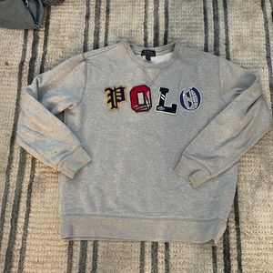 Grey Polo Sweatshirt